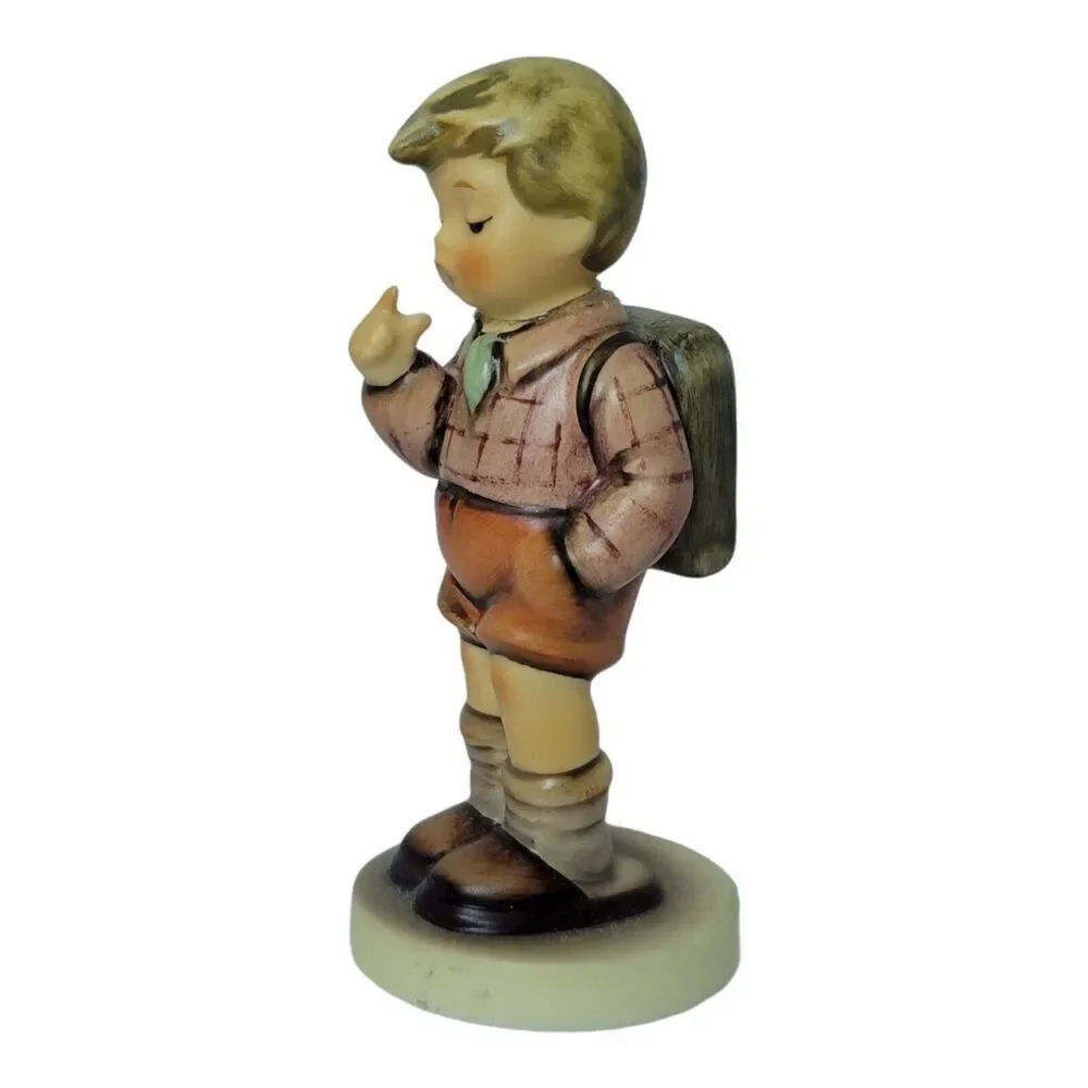 Vintage Hummel Boy With Backpack One, Two, Three # 555 Exclusive Edition 1996/97